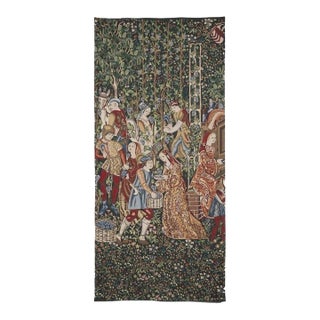 Grape Harvest Portiere Loom Woven Tapestry - 250 X 115 Cm (8'2" X 3'9") - Requires Rod Size 3 For Sale