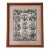 1990s Folk Art Botanical Herb Garden Embroidered Cross Stitch For Sale
