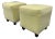 Ballard Designs Mohair Ottomans, Pair For Sale