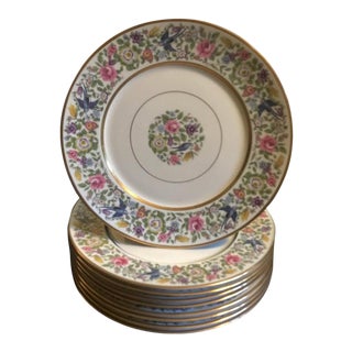 Lamberton China Service Plates - Set of 9 For Sale