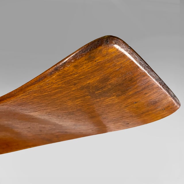 Mid-Century Modern Italian Beige Metal and Wood Marelli Ceiling Fan from Casablanca, 1999 For Sale - Image 6 of 18