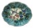 C.1890 Small French Majolica Dish With Bird Onnaing For Sale