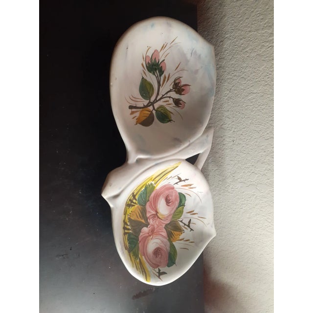 1980s 1980s Hand-Painted Divided Platter, Made in Italy For Sale - Image 5 of 7