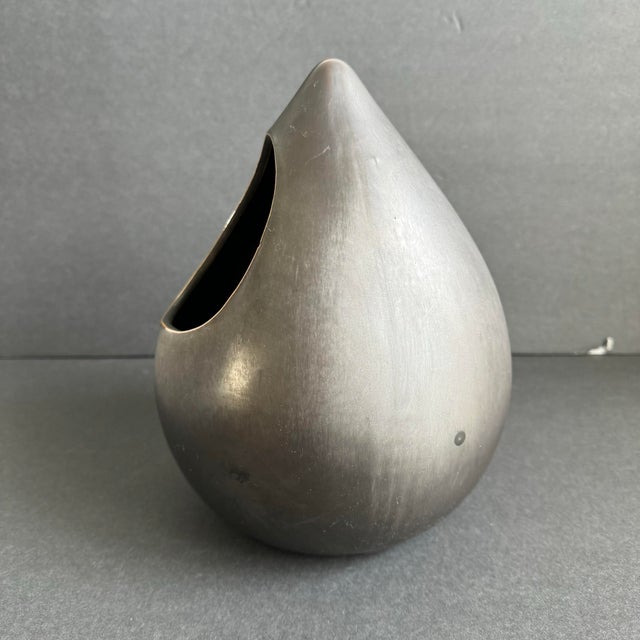 Minimalist Ceramic Succulent Planter Teardrop Votive Candle Holder For Sale - Image 4 of 10