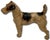 Oxblood Red Very Rare Oversize 1930s Hubley #387 Standing Full Figure Fox Terrier Cast Iron Dog Doorstop - 10 Inches Tall X 12 Inches Long For Sale - Image 8 of 18