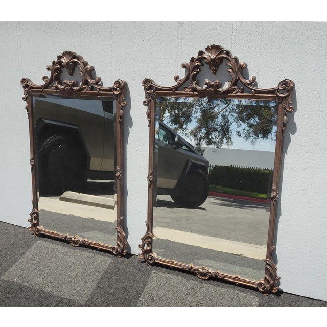 Gorgeous Mirrors in Great Condition. Solid and Firm. Wear is usual for their age. Please study the photos and ask...