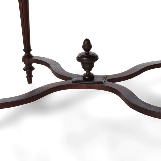 Late 19th Century Antique Louis XVI Rosewood, Marquetry & Inlaid Table With Drawer C1880 For Sale - Image 5 of 9