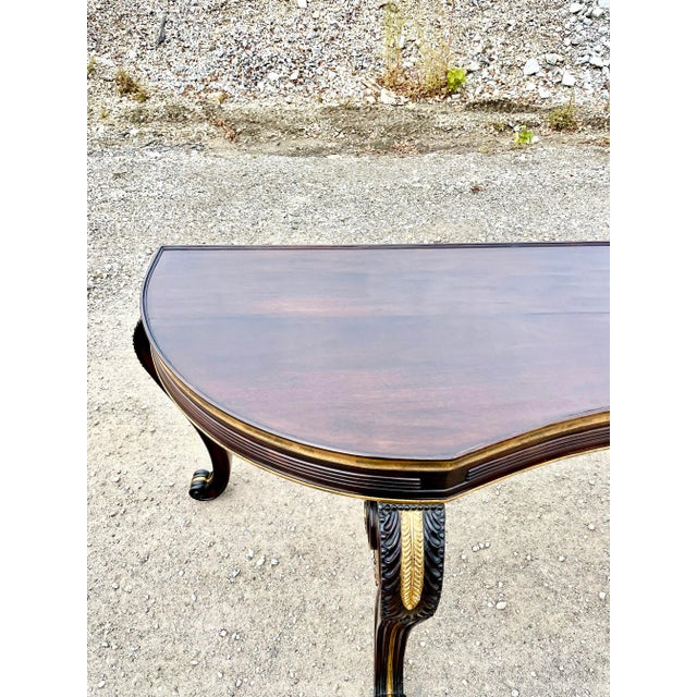 Dessin Fournir Georgian Mahogany Console Table For Sale In Chicago - Image 6 of 8