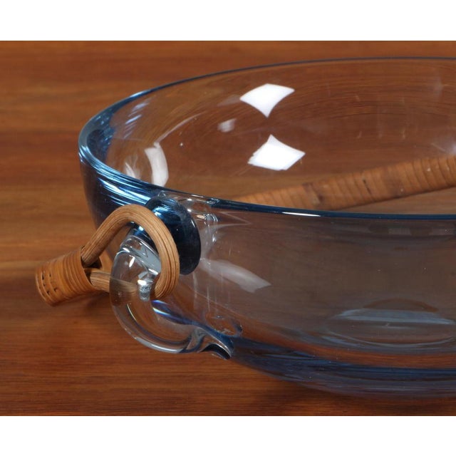 Holmegaard Bowl in Glass & Cane from Holmegaard, 1960s For Sale - Image 4 of 6