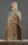 Antique Large 19th C. Spanish Folk Art Polychrome Virgin Mary Santos Sculpture For Sale - Image 4 of 12