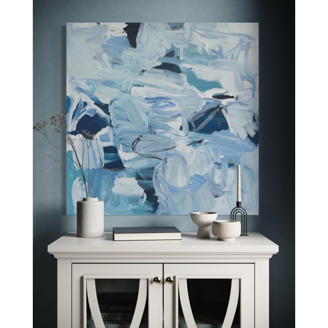 Contemporary “Intracoastal” Original Painting by Hayley Morée For Sale - Image 3 of 3