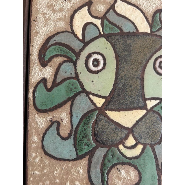 Ceramic Plate by Roland Zobel, 1960s For Sale - Image 4 of 11