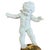 Hutscheneruther Vintage 40s Hutschenreuther Karl Tutter Putto Cherub on Gold Sphere Figurine For Sale - Image 4 of 5