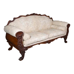 1835Antique Drawing Room Sofa, English, Large 2 Seat Settee, Show Frame, William IV