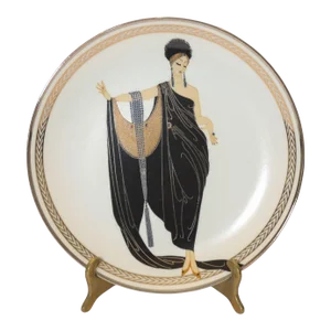 Erté Romain De Tirtoff "Glamour " Sevenarts Porcelain Collector Plate