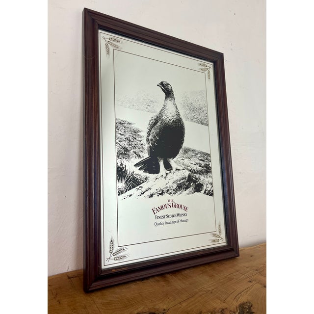 Vintage Advertising Mirror from Famous Grouse, 1970s For Sale - Image 3 of 17