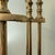Vintage Polished Brass Fireplace Tool Set For Sale - Image 4 of 8