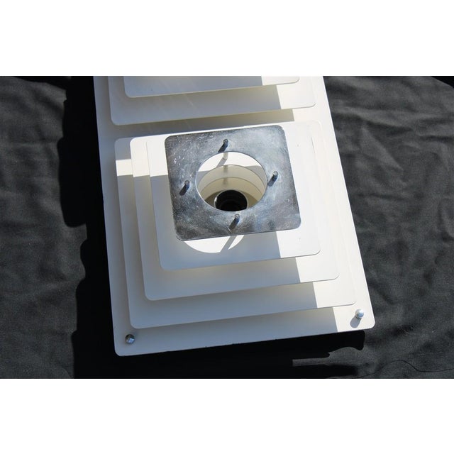 Sculptural Minimalisa Ceiling Light in Enamelled Metal, Italy, 1960s For Sale - Image 10 of 11