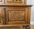 Brown Vintage French Oak Glazed Display Cabinet For Sale - Image 8 of 14