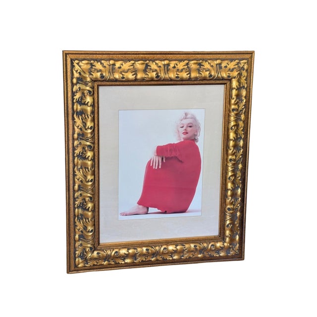 Red Vintage Marilyn Monroe Framed Print For Sale - Image 8 of 8