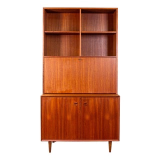 Vintage Danish Secretaire in Teak by Erik Brouer, 1960s For Sale