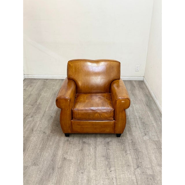 1980s Pair of Leather Chairs For Sale - Image 5 of 11