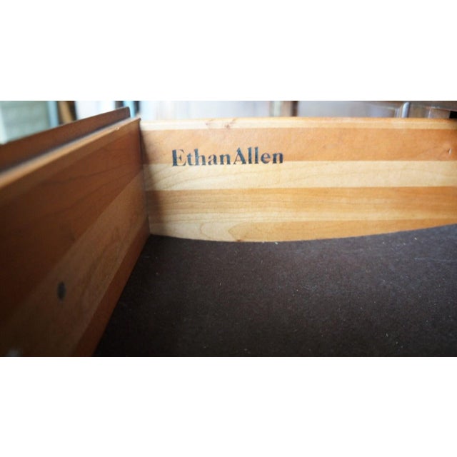 Ethan Allen Georgian Court China Hutch For Sale - Image 6 of 7