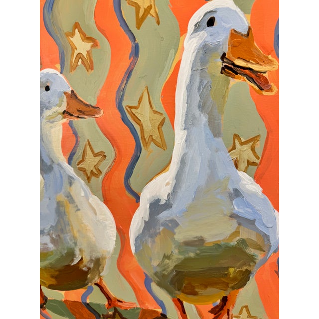 2020s "Silly Gooses" Original Painting by Erin Tapp For Sale - Image 5 of 8