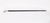 This is a beautiful antique French Art Nouveau sterling silver L-shaped handle walking stick, late 19th Century in date....