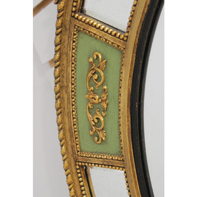 Vintage 1930s Louis XVI Style Parcel Gilt Mirror For Sale - Image 12 of 16