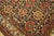 Early 20th Century 1920s Brown Geometric Tribal Antique Persian Malayer Rug 4'8" X 5'6" Handknotted Wool Carpet For Sale - Image 5 of 7