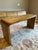 Vintage Henredon Scene Two burl wood console table crafted with exceptional attention to detail. Contemporary waterfall...
