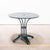 Turquoise French Round Outdoor Table, 1950s For Sale - Image 8 of 8