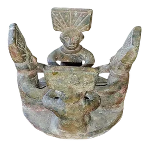 Vintage Pre-Columbian Style Pottery Centerpiece