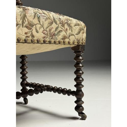 Brown Bobbin Side Chair, 1900s For Sale - Image 8 of 12