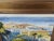 Wood Late 20th Century Ray Simonini Mediterranean Village Oil Painting, Heavy Impasto, Blue & Gold For Sale - Image 7 of 18