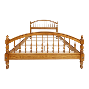Hitchcock Style Queen Size Spindle Bed Frame