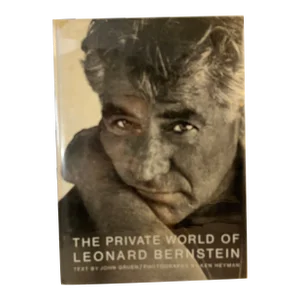 1968 Private World Leonard Bernstein Book