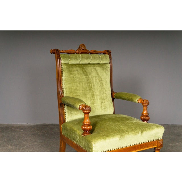 Green Armchairs, Set of 2 For Sale - Image 12 of 18