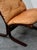 Tan Mid Century Danish Modern Lounge Chair Tan Leather Attributed to Ingmar Relling Westnofa MCM For Sale - Image 8 of 12