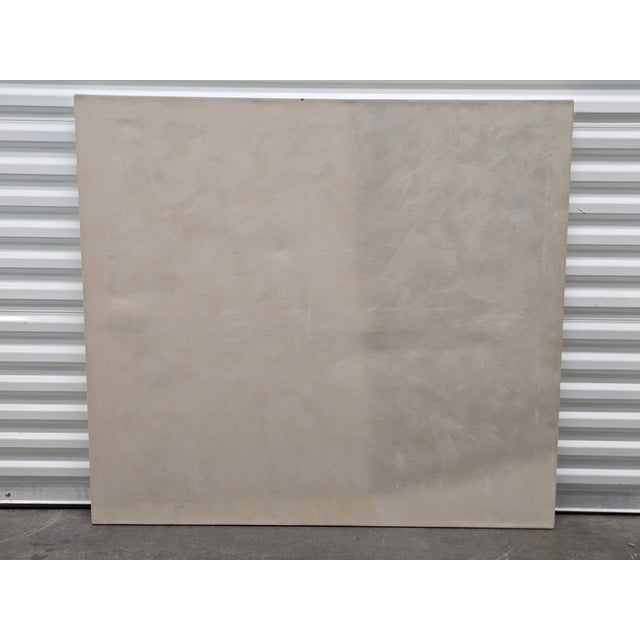 1980s Original Carol Hamoy Paint on Canvas- Ellis Island For Sale - Image 5 of 5