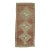 Turkish Mini Rug Oriental Hand Knotted Vintage Rug 1'6" x 3'6" #16507 For Sale