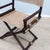 Mid-Century Modern Bamboo Leather Director's Chair from McGuire, 1950s For Sale - Image 3 of 12