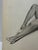 Illustration 1940s Original t.e. Schrock Signed Graphite Illustration of Seated Woman in Beachwear, 10¼ × 8¼ In. For Sale - Image 3 of 6