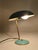 Blue Metal and Brass Table Lamp, Italy, 1950s For Sale - Image 10 of 13