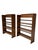Vintage Art Deco Open Bookcases by P.E.L. Izeren for De Genneper Molen, 1920s, Set of 2 For Sale - Image 4 of 13