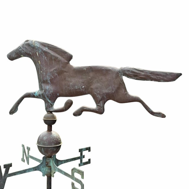 Early 20th Century American Copper Thoroughbred Horse Weathervane For Sale - Image 10 of 16