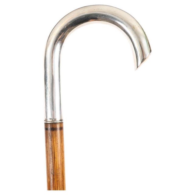 Antique Swedish Silver Walking Cane Stick, 1890s For Sale - Image 12 of 12