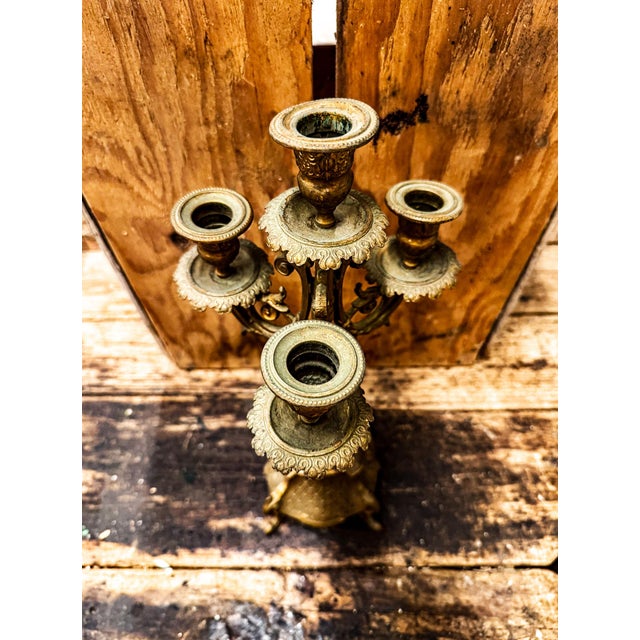 19th Century French Rihouet Porcelain Candelabra For Sale - Image 11 of 14