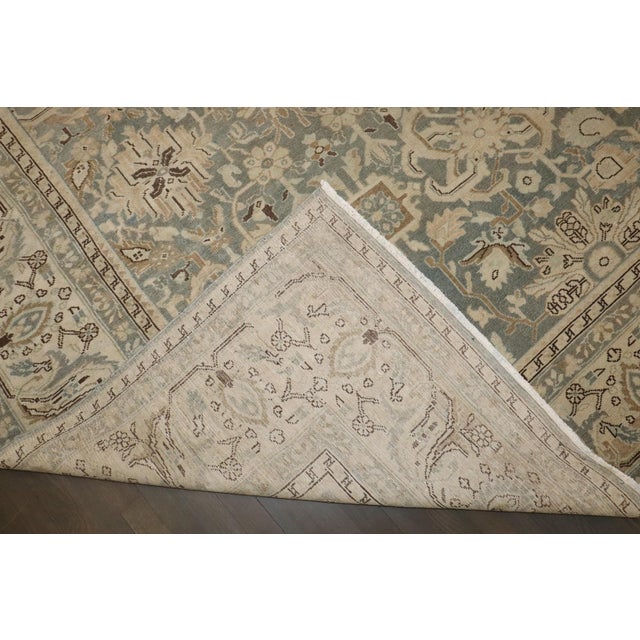 Persian Malayer Sea Foam Color Rug rug no.j4366 For Sale In New York - Image 6 of 14